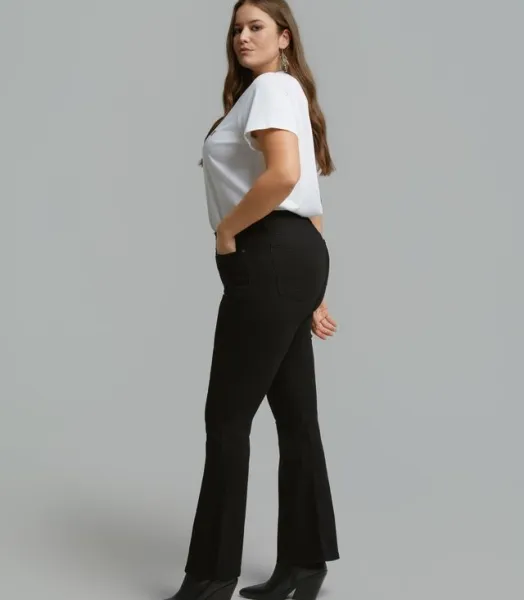 Jean bootcut grande taille MAT