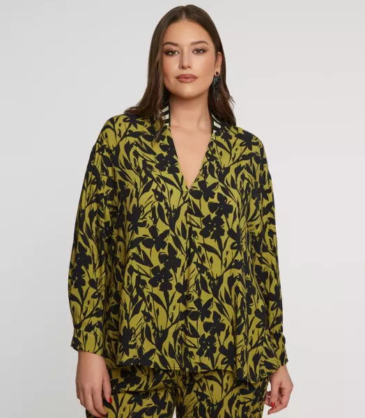 Blouse mimosa grande taille mat Fashion