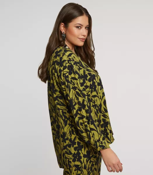 Blouse mimosa grande taille mat Fashion