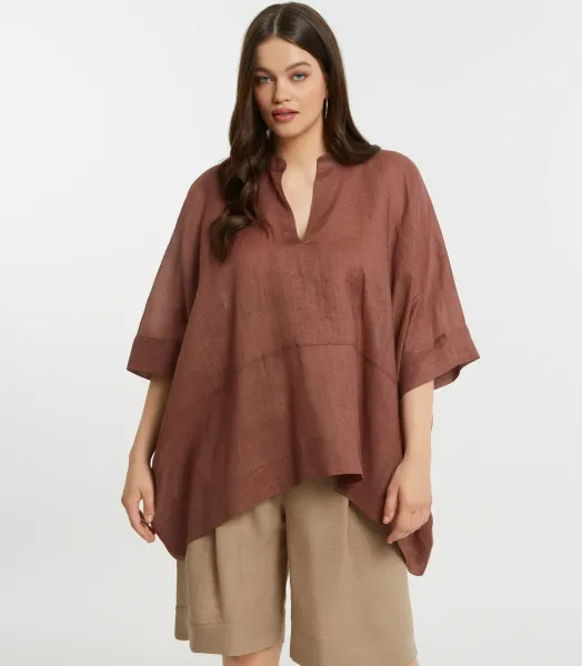 Top grande taille Ramie MAT