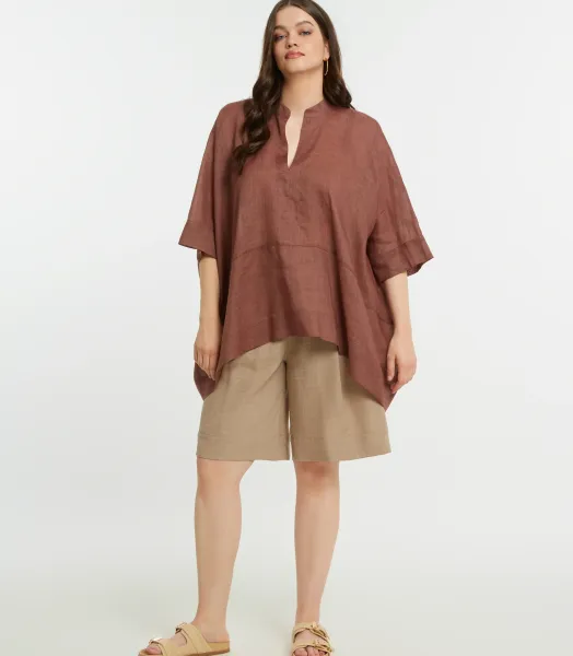 Top grande taille Ramie MAT