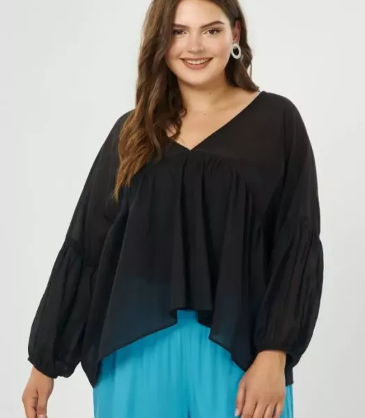 Blouse unie Mat Fashion