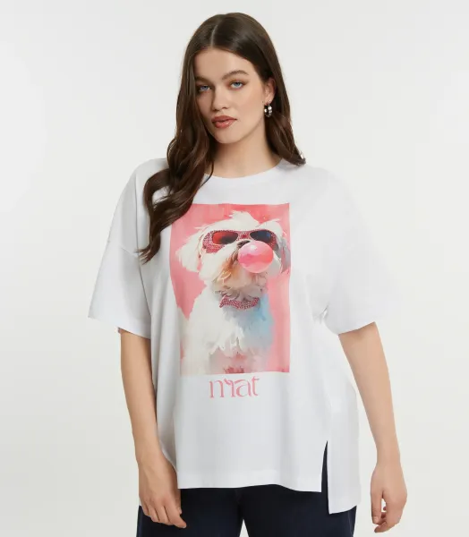 T-Shirt grande taille Chien MAT