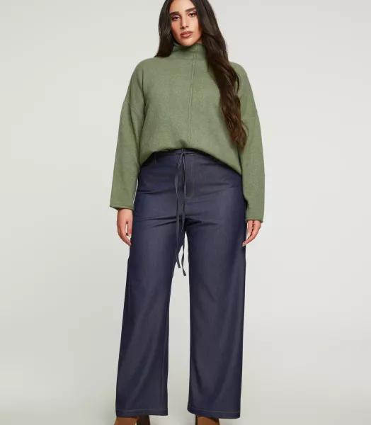 Pantalon tencel  large grande taille Mat Fashion