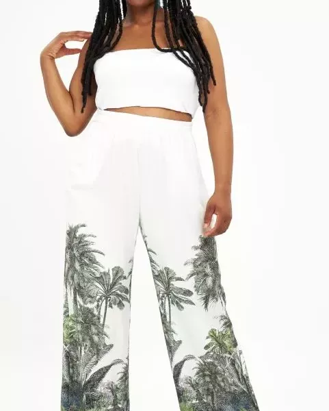Pantalon grande taille fluide Mat Fashion