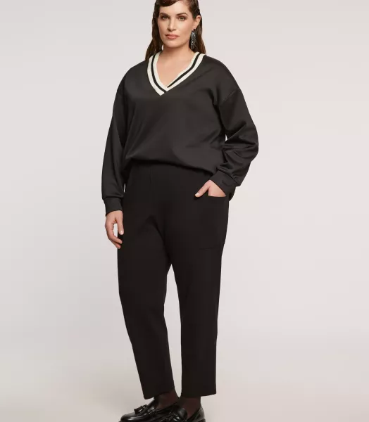 Pantalon Pam grande taille uni Mat Fashion
