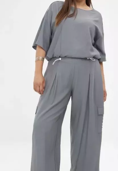 Pantalon grande taille  uni 