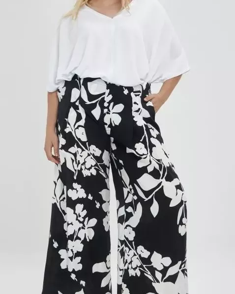 Pantalon grande taille  imprimé Mat Fashion