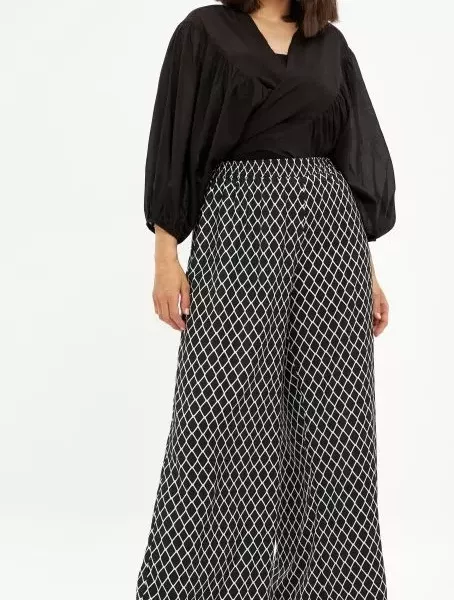 Pantalon grande taille  imprimé 