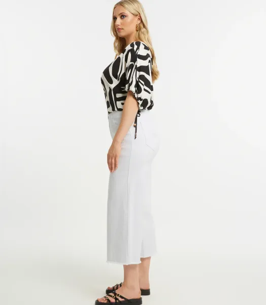 jean grande taille Wide leg Mat