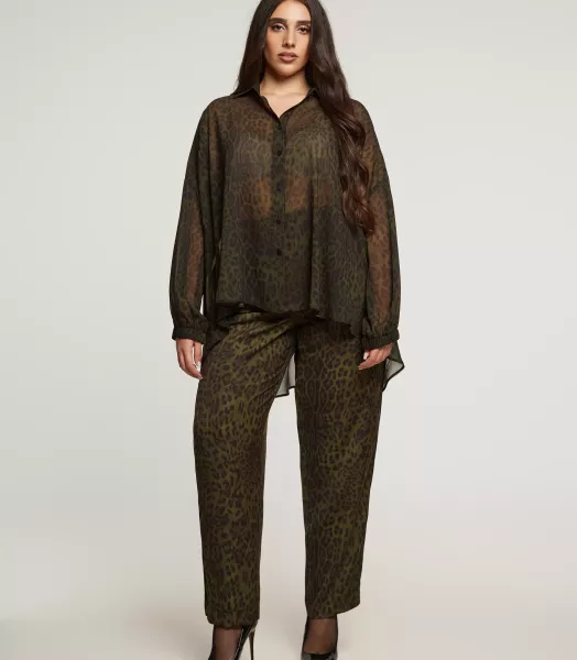 Chemise grande taille Leopard MAT