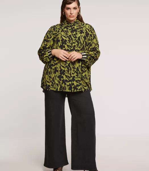 Chemise mimosa grande taille Mat Fashion