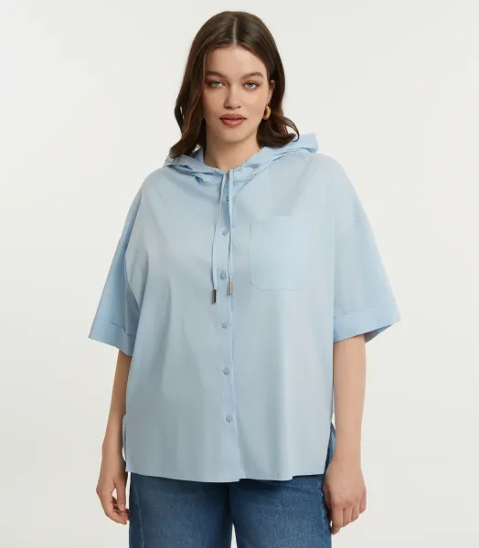 Chemise capuche grande taille Casablanca MAT