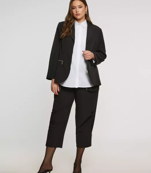 Veste/Blazer uni grande taille Mat Fashion