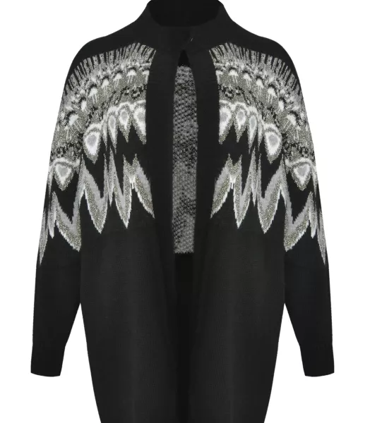 Gilet long argent grande taille Mat Fashion
