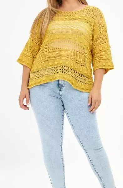 Pull ajouré Mat Fashion