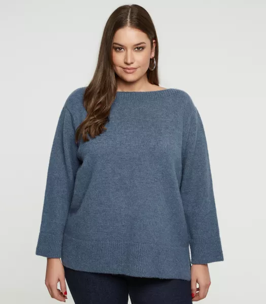 Pull Bateau grande taille Mat Fashion