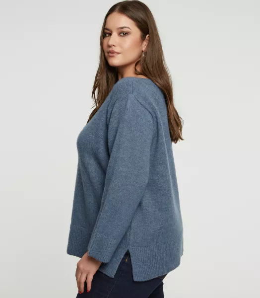 Pull Bateau grande taille Mat Fashion