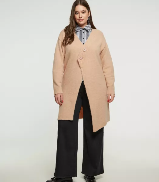 Gilet long grande taille Suzy