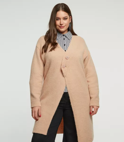 Gilet long grande taille Suzy