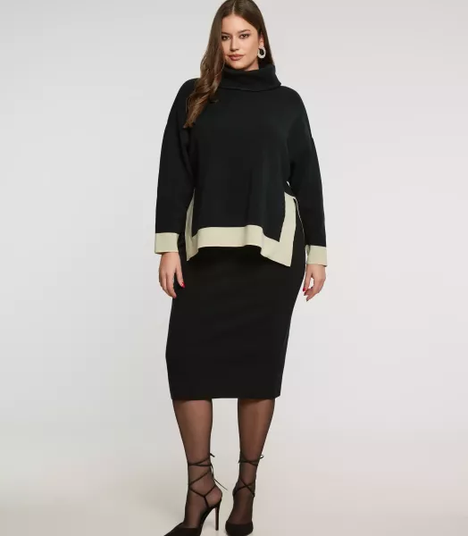 Pull Tube grande taille Mat Fashion