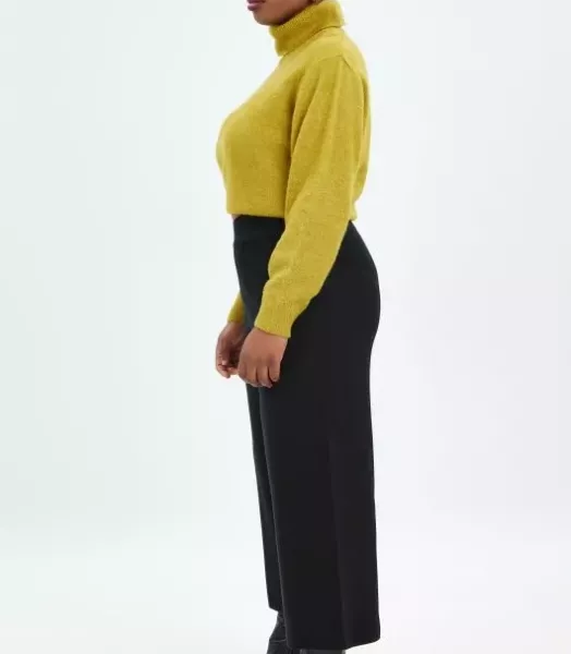 Pantalon large 7/8 grande taille Mat Fashion