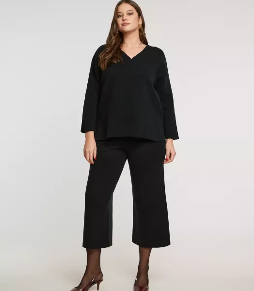 Pull basique col V Mat Fashion