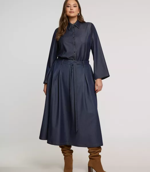 Jupe Tencel grande taille Mat Fashion