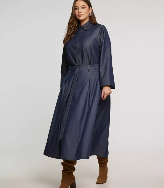 Jupe Tencel grande taille Mat Fashion