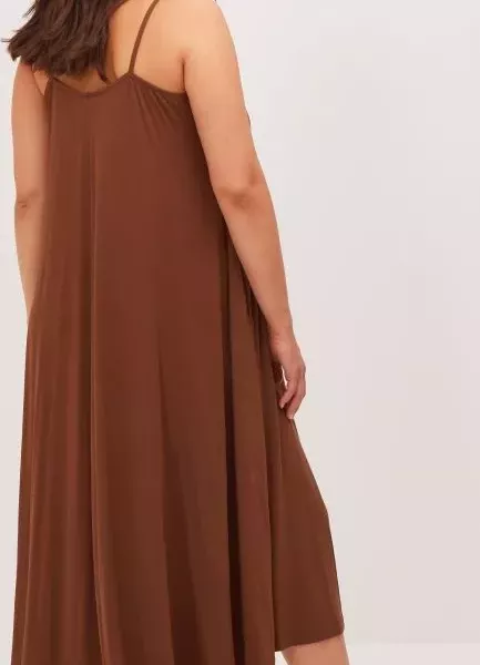 Robe bretelles "Nut" grande taille Mat Fashion