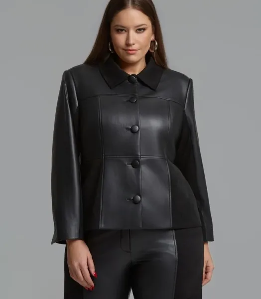 Veste Bi-matière Mat fashion