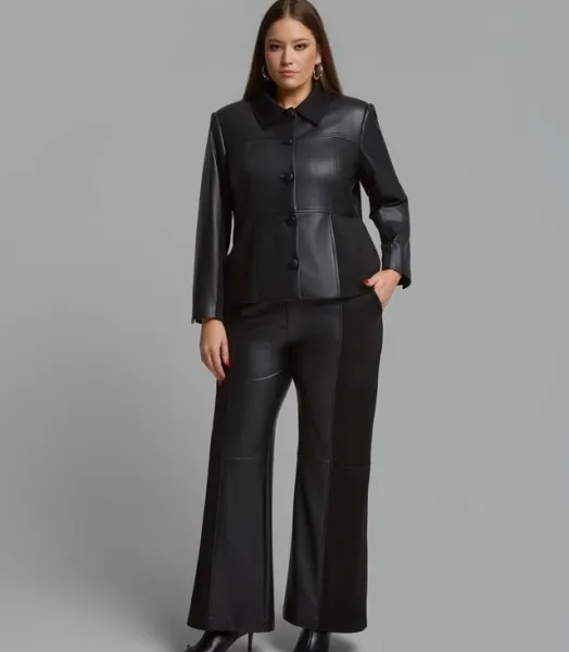 Veste Bi-matière Mat fashion