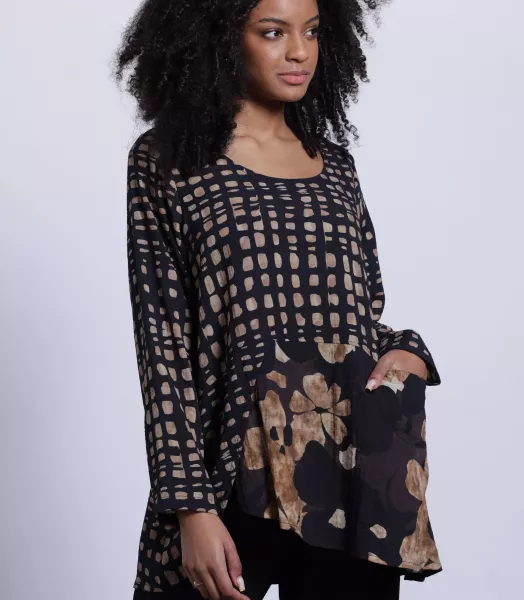 Blouse bicolore grande taille Salsa G'ozé