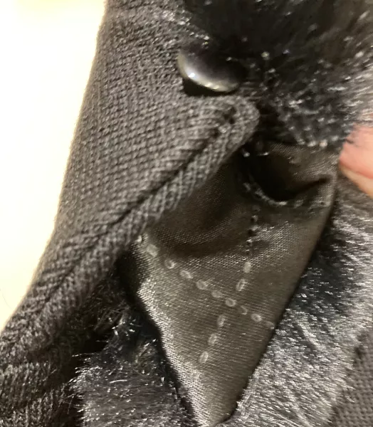 Gilet grande taille col fourrure Meri-esca