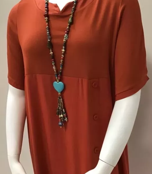 Robe manches courtes "Davanti"