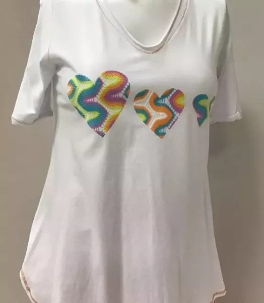 T-Shirt coeur 