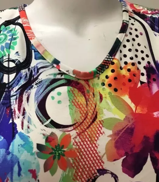 Liquette imprimée "coloriage" Oliver Jung