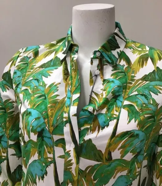 Robe imprimée "Dattier" White Label