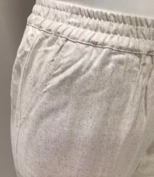 Pantalon grande taille uni lin CISO