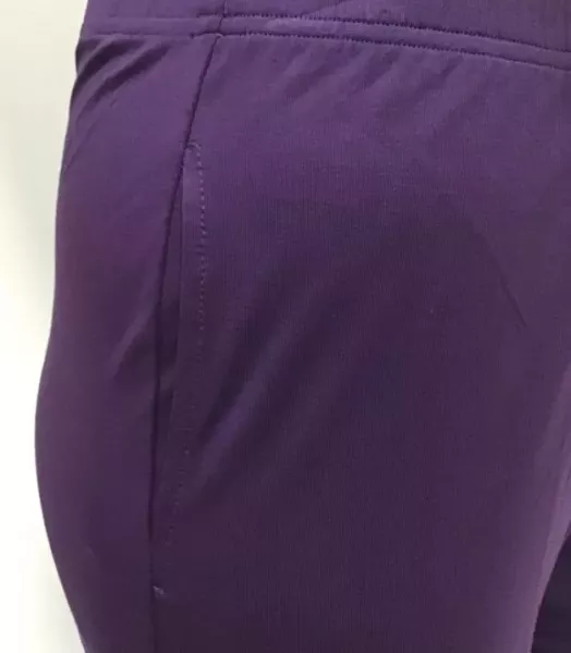 Pantalon uni "plexi" grande taille G'ozé