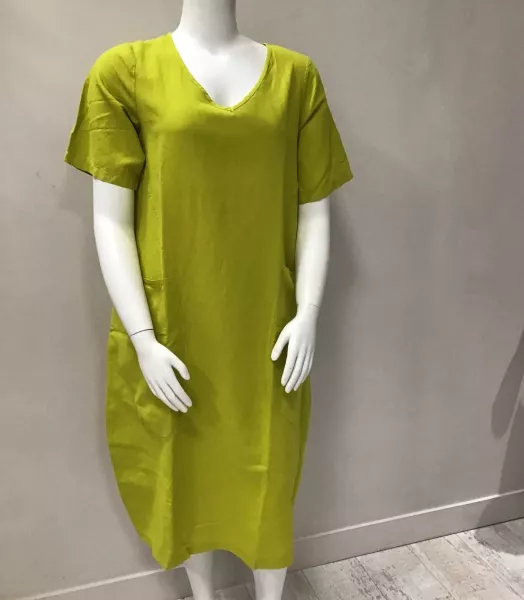 Robe unie grande taille Raviole Gozé