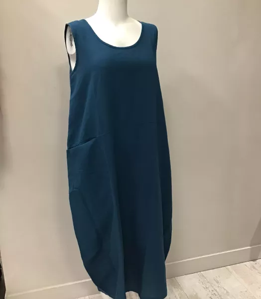 Robe unie sans manches grande taille Razzia Gozé