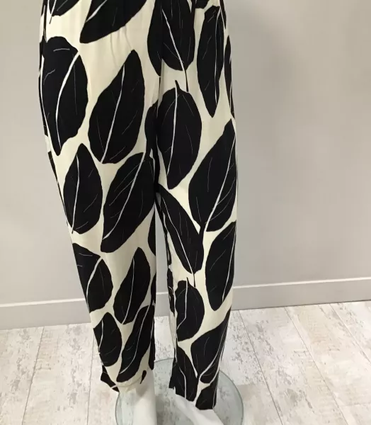 pantalon bicolore  imprimé grande taille Raoul G'ozé