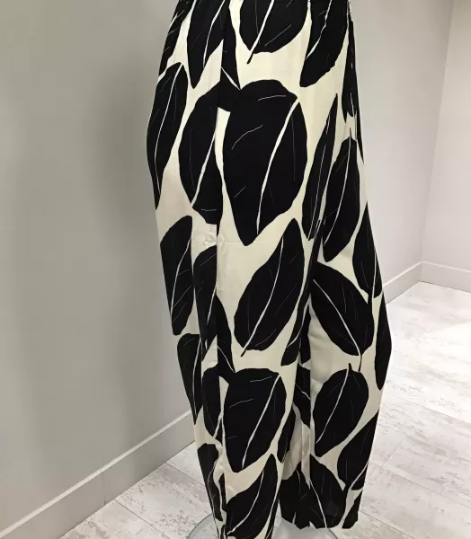 pantalon bicolore  imprimé grande taille Raoul G'ozé