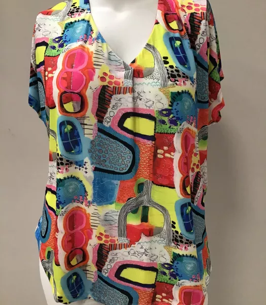 T-Shirt grande taille Zaneta Tinta