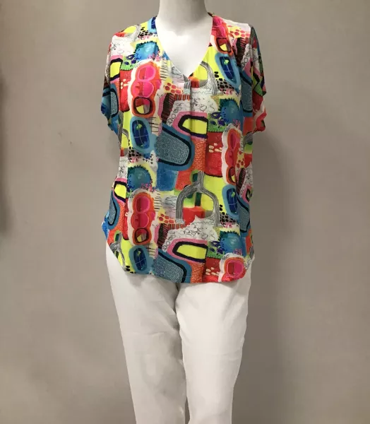 T-Shirt grande taille Zaneta Tinta