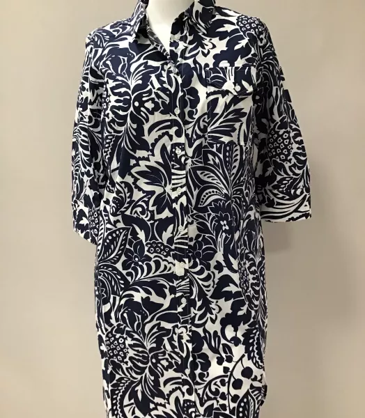 Robe imprimée grande taille ROFA