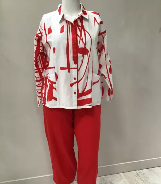 Veste chemise grande taille Villa K'