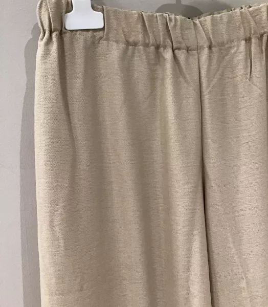 pantalon uni grande taille Upache Poissons Blancs