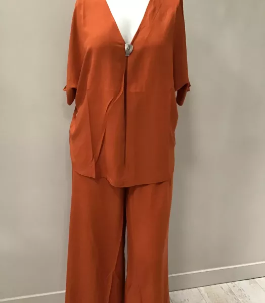 Blouse unie grande taille Poissons Blancs